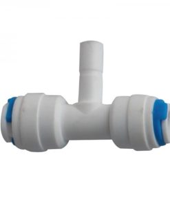Whimar – Raccordo a T con Attacchi Rapidi 1/4 e Codolo centrale 1/4 per Impianti ad Osmosi