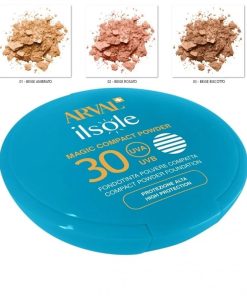 Arval ilsole – magic compact powder spf30 n.01 – beige ambra