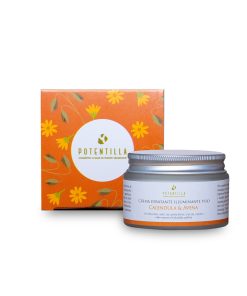 Potentilla Crema Viso Idratante Illuminante con Estratti di Calendula ed Avena – 50 ml