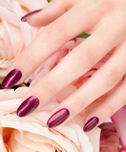 Estrosa smalto gel bordeaux metallic